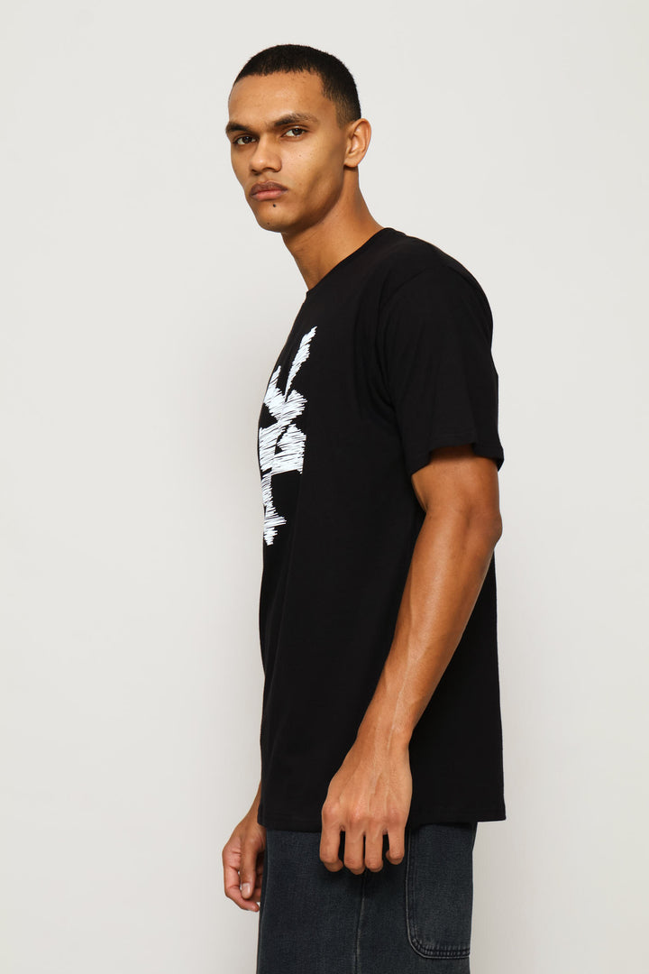 Scribble Tee - Black