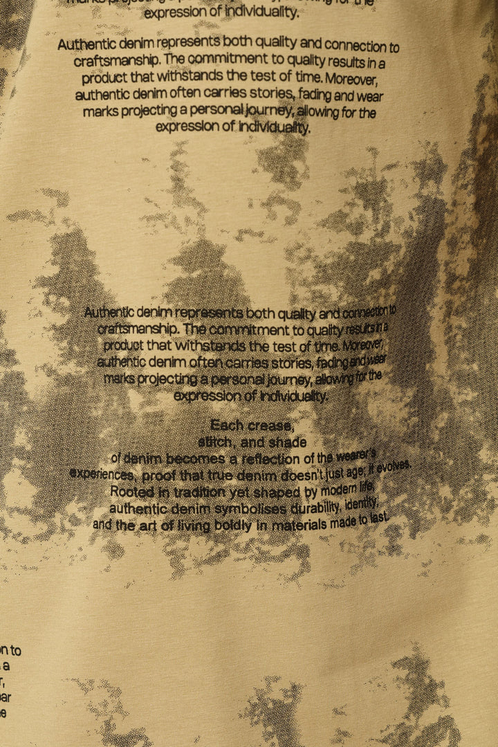 Sandler All Over Print Tee - Stone