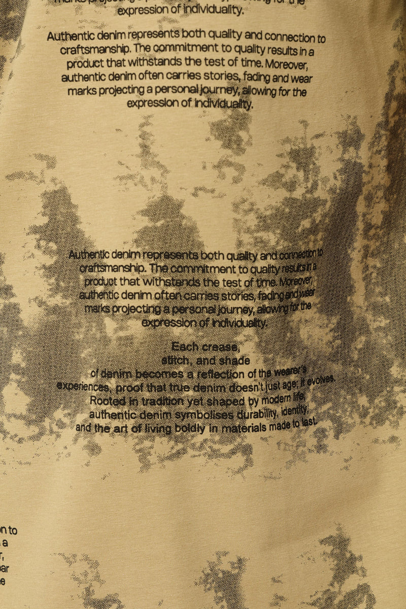 Sandler All Over Print Tee - Stone