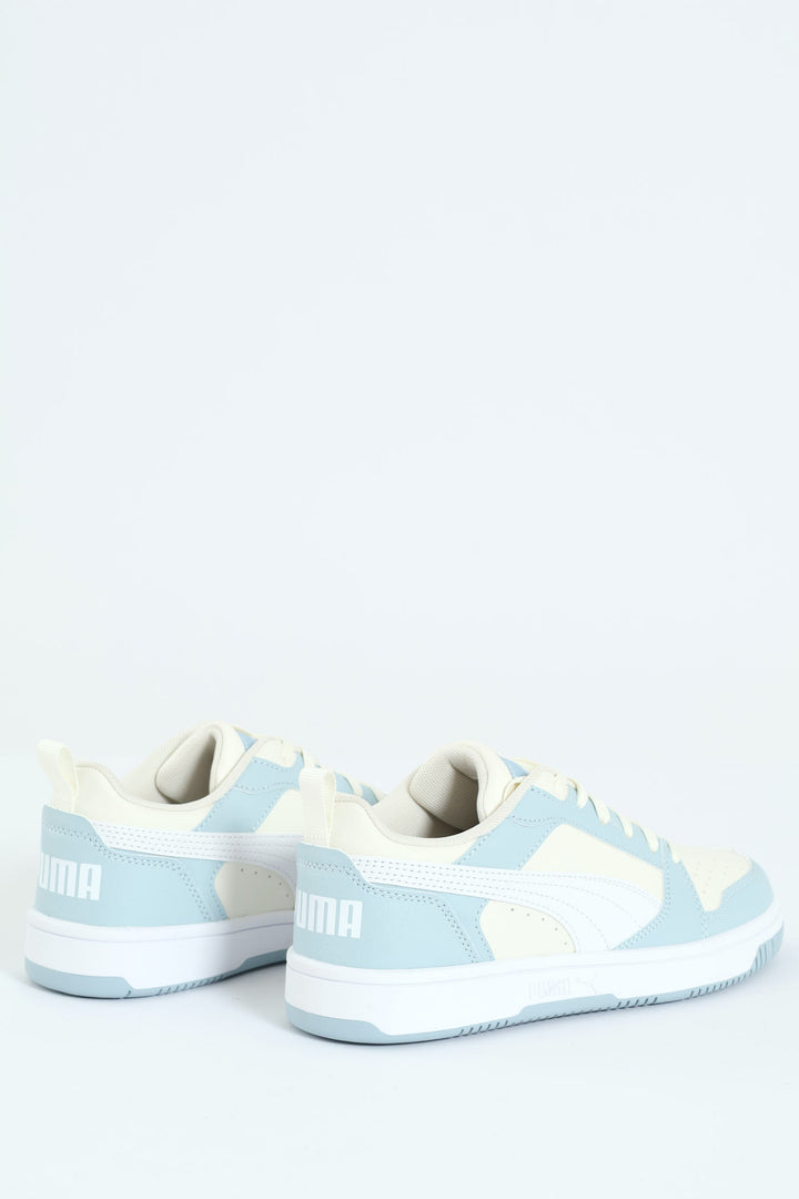 Rebound V6 Low Sneaker - White/Blue