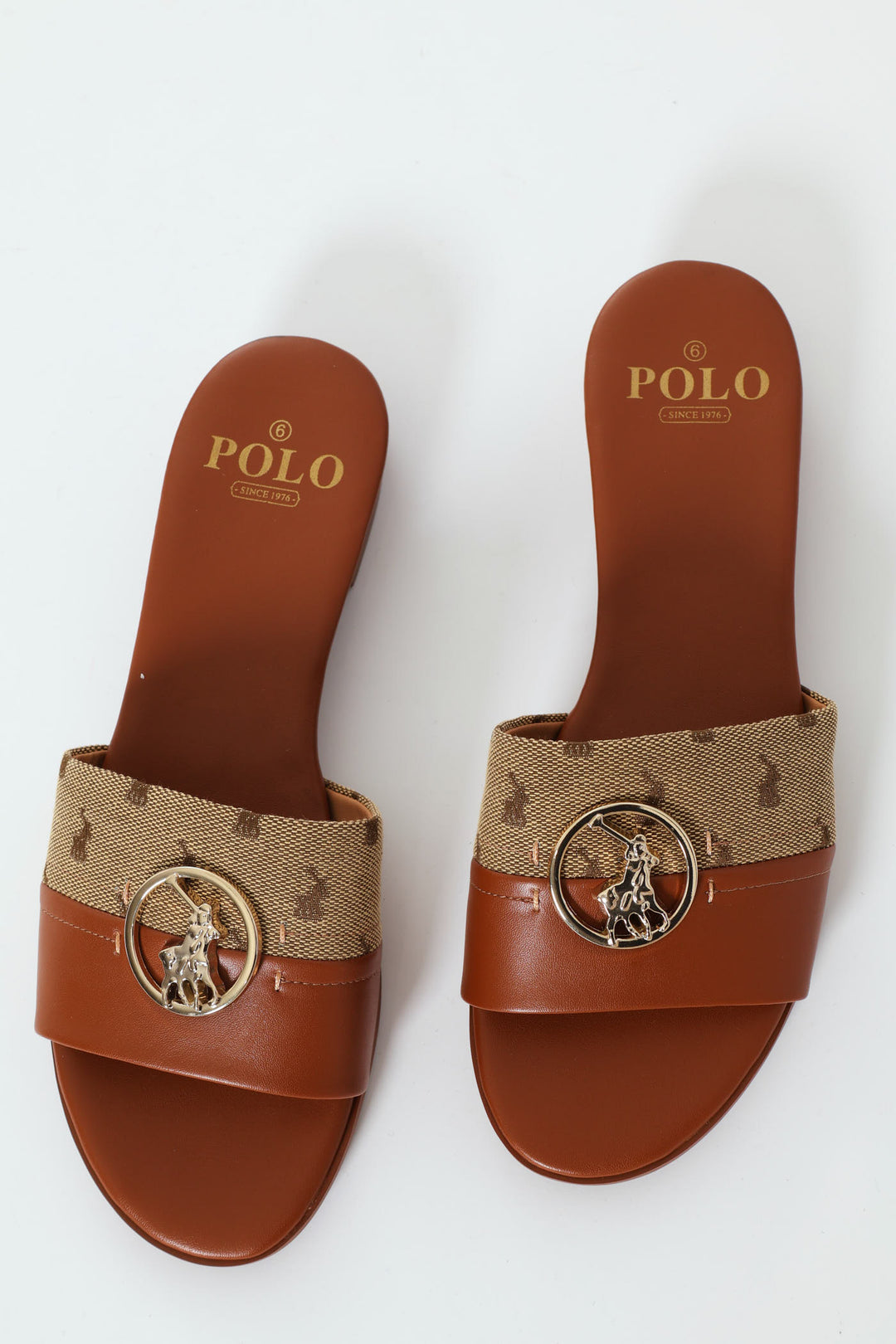 Jacquard Mule Sandal - Stone