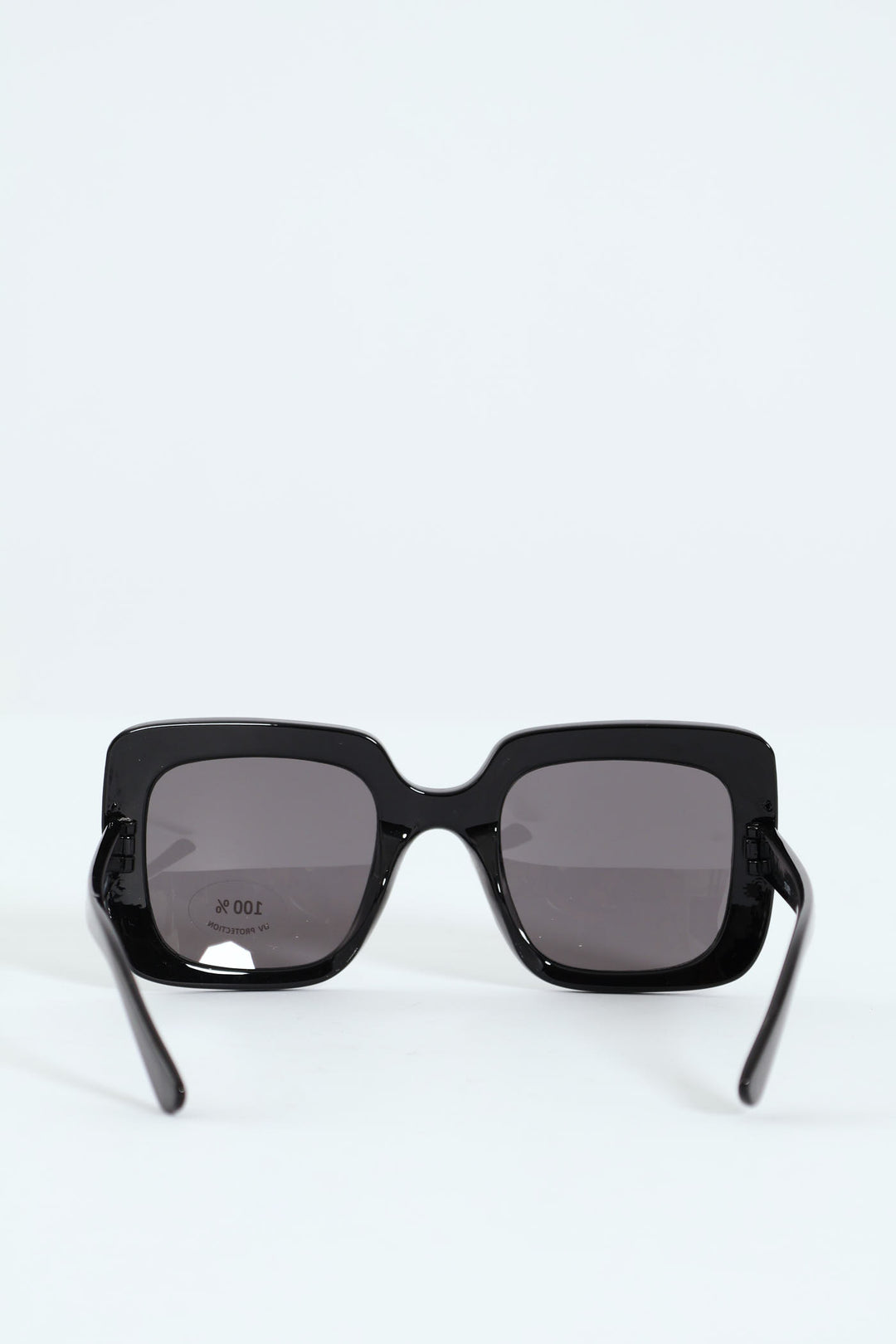 Pre-Girls Square Diamante Sunnies - Black