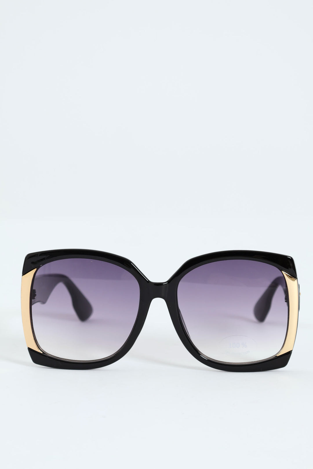 Gold Trim Large Frame - Black