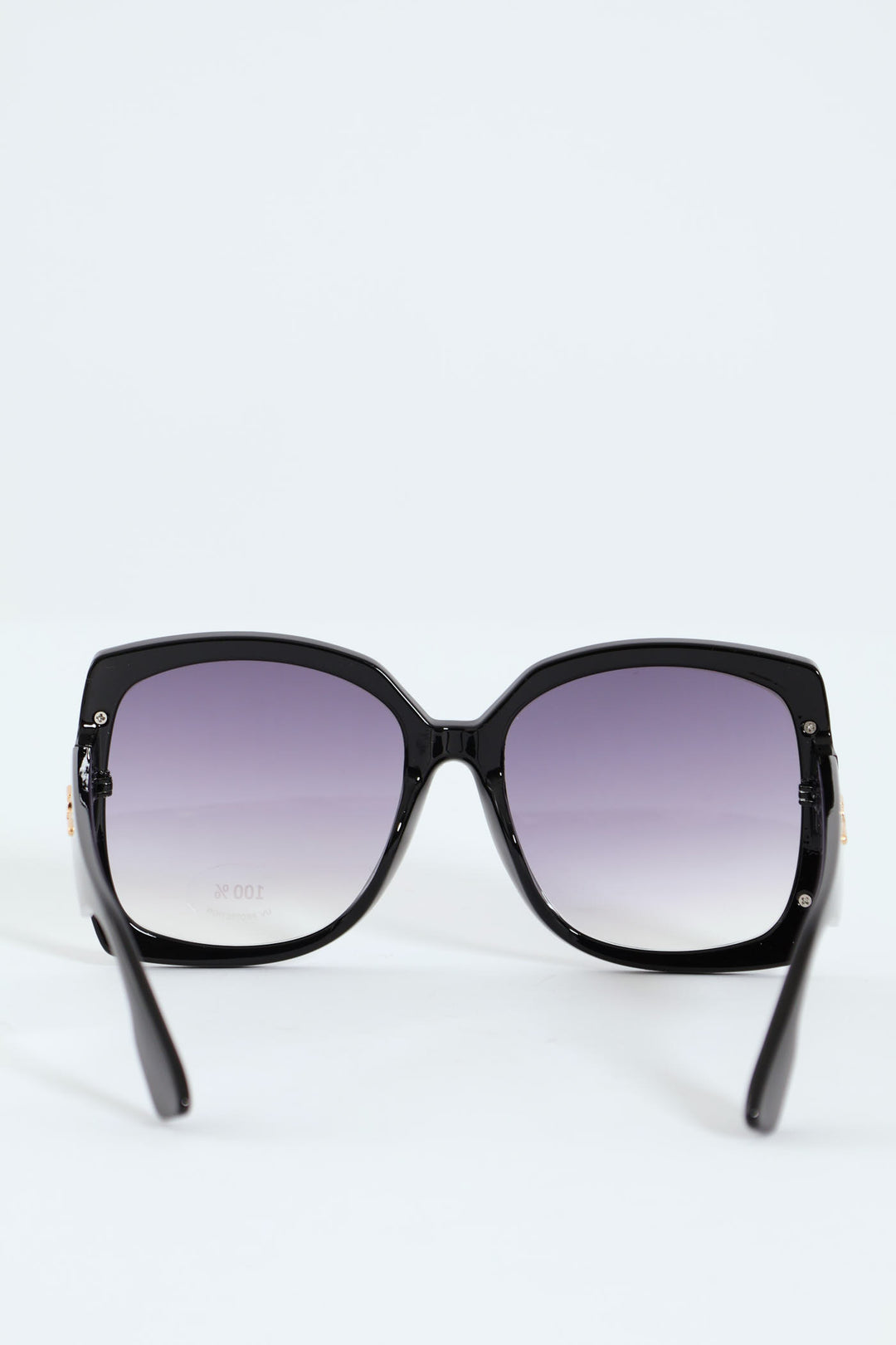 Gold Trim Large Frame - Black