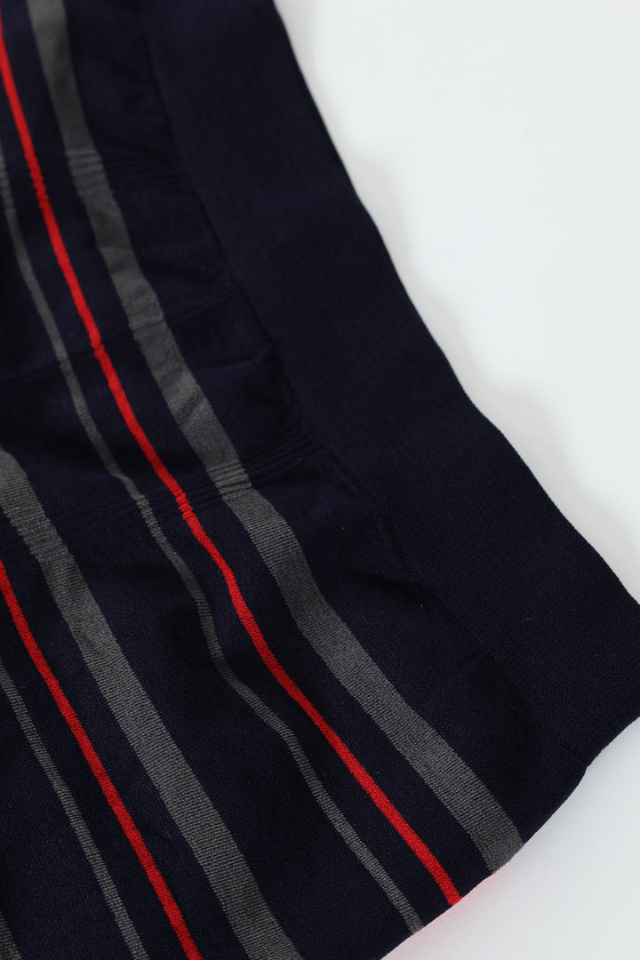 Pre-Boys Nautical Stripe Seamless Boxers - Red