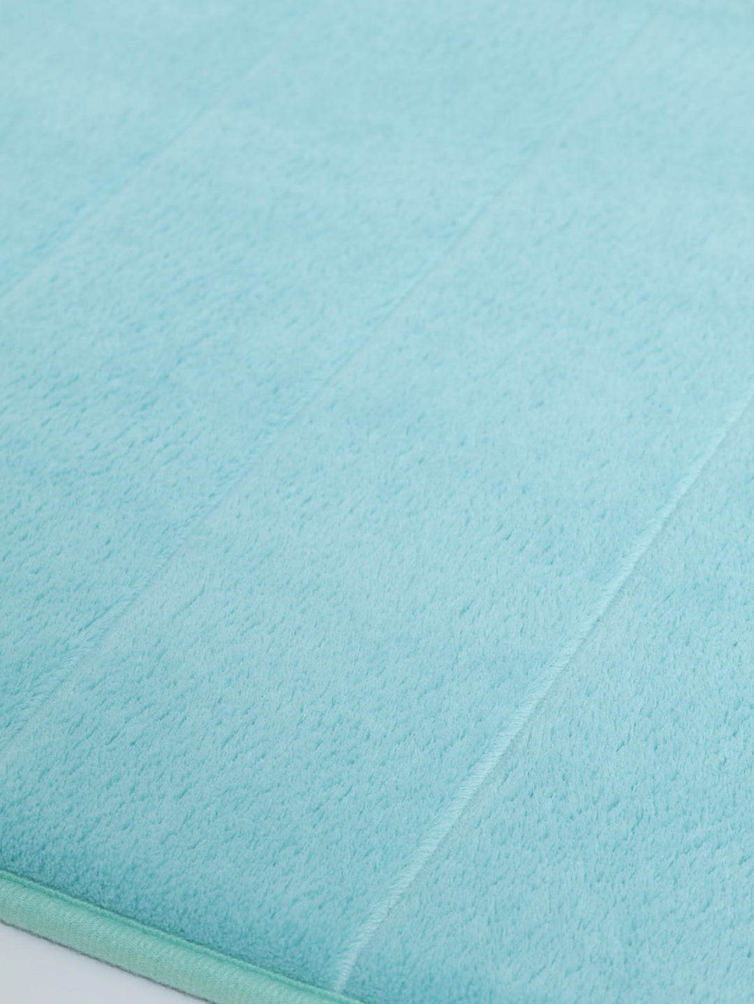 12mm Memory Foam Embossed Stripe Bath Mat - Mint