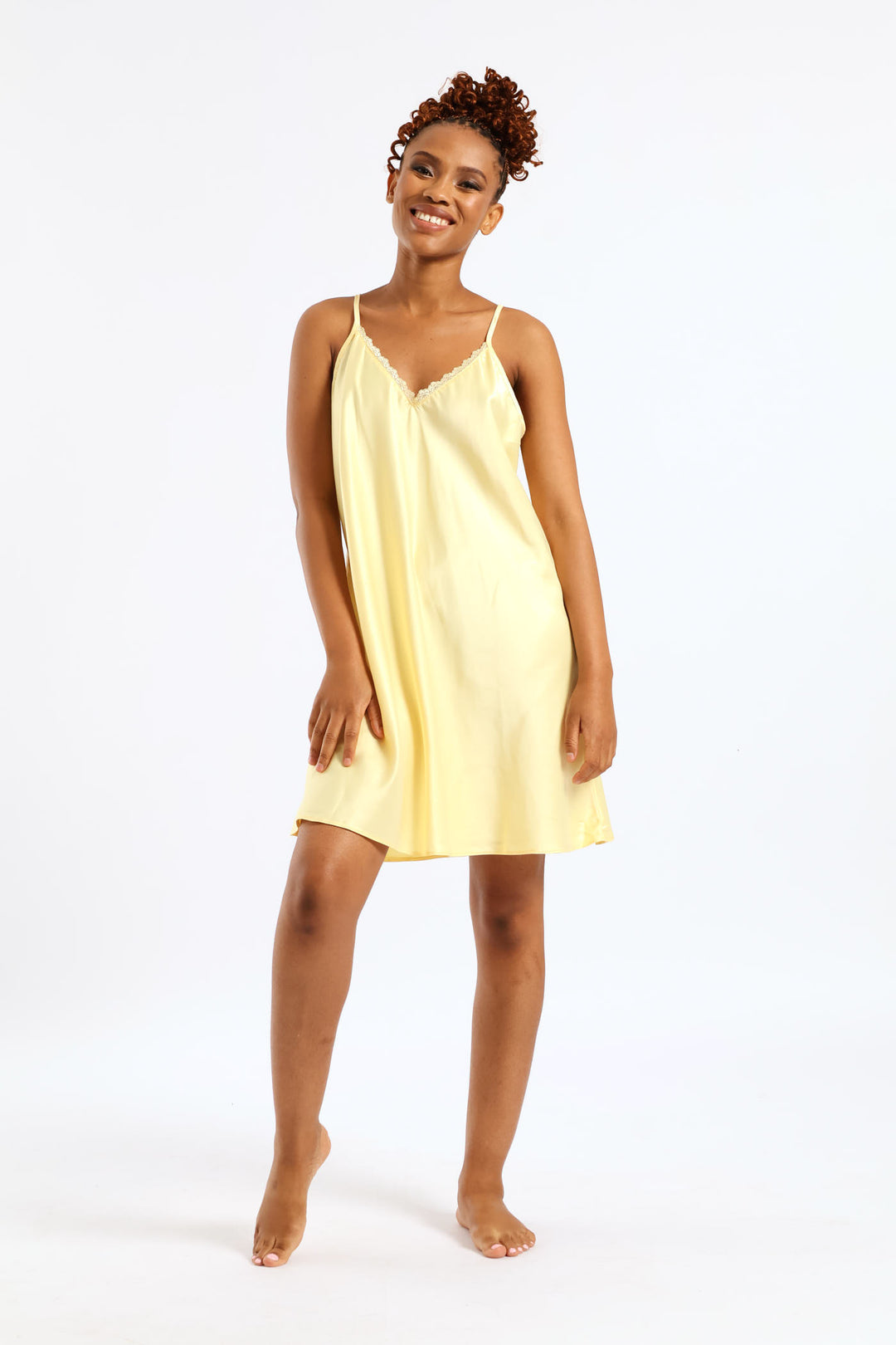 2 Pack Satin Watercolour Flowers Chemise - Multi