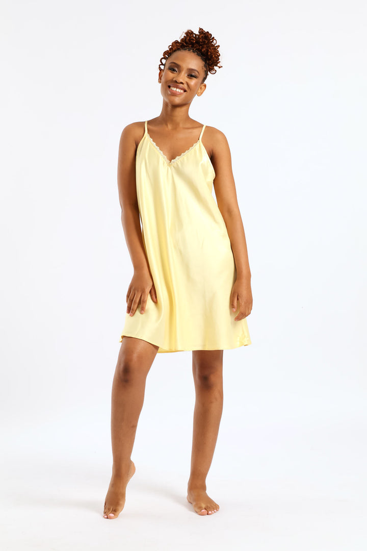 2 Pack Satin Watercolour Flowers Chemise - Multi