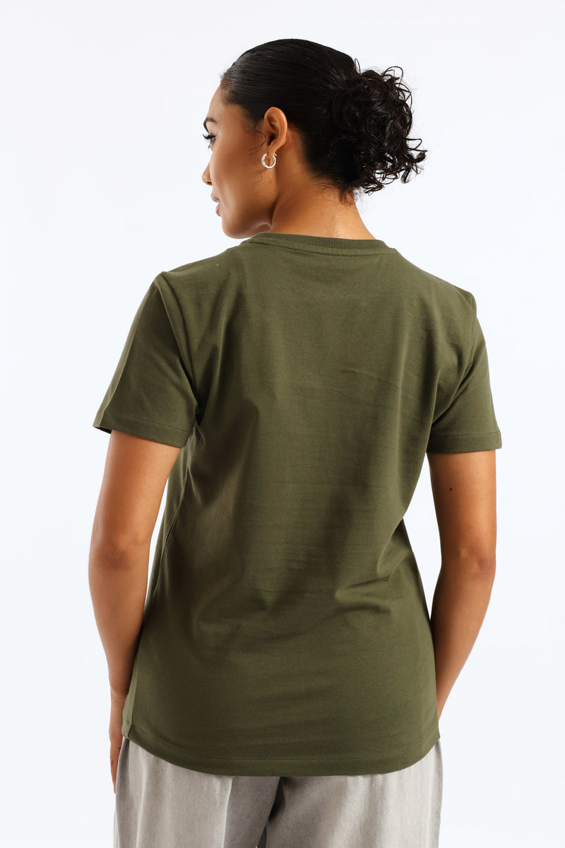 Cally Pony T-Shirt - Olive