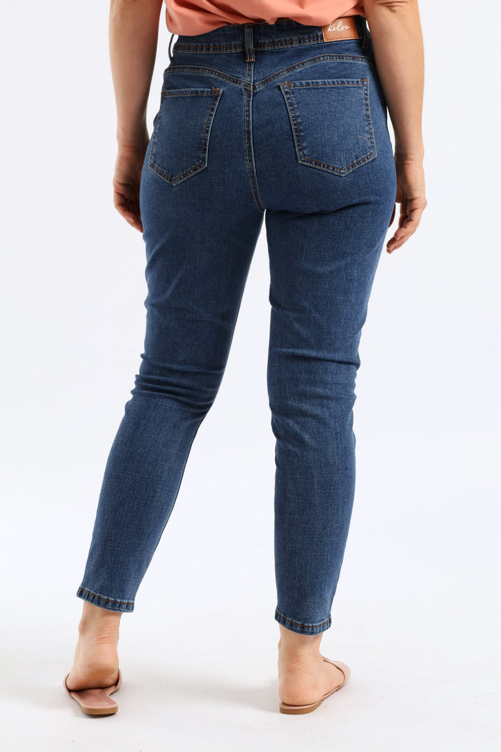 Hi-Rise Stretch Skinny Jean - Dark Wash