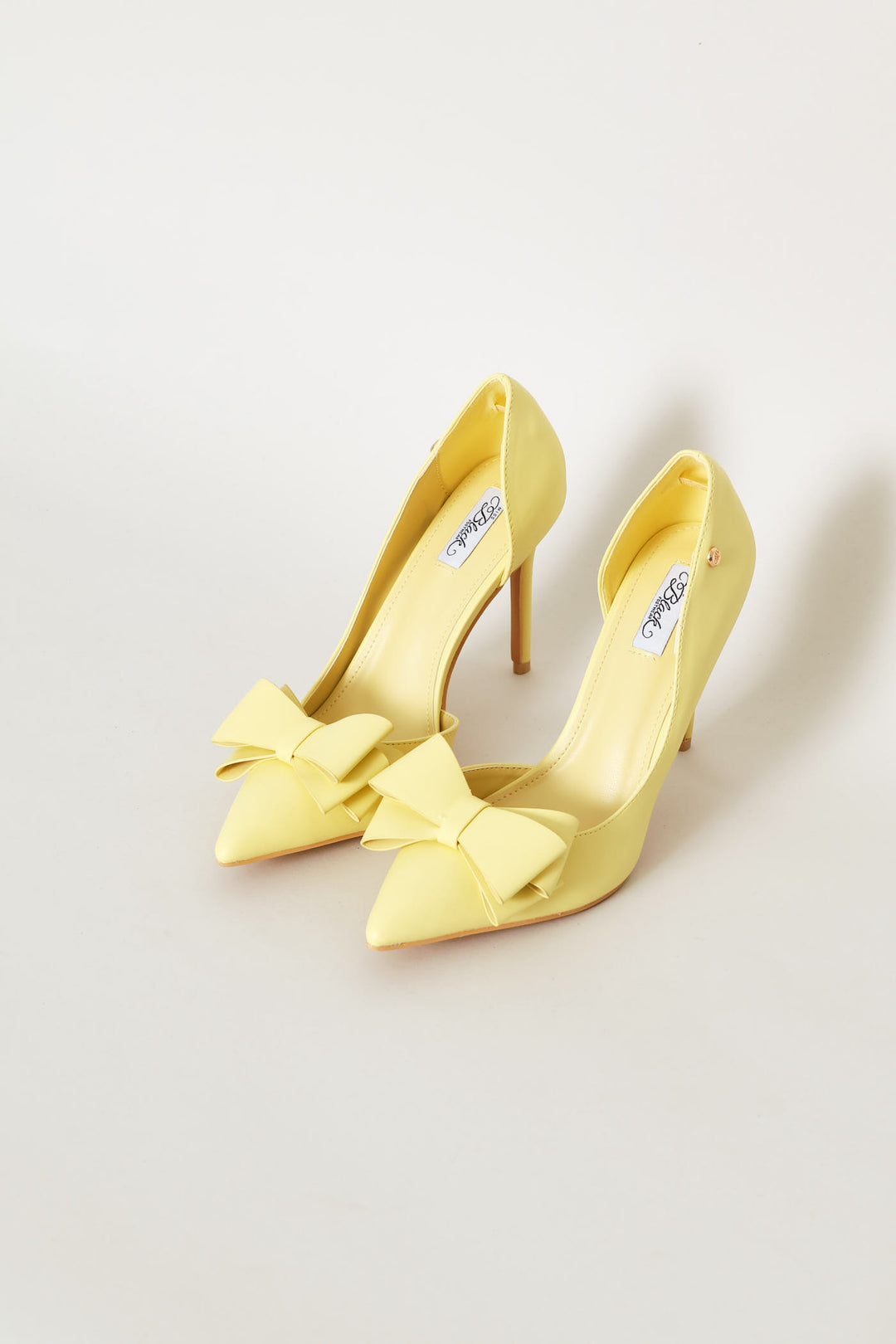 Lola 76 Bow Heel - Yellow