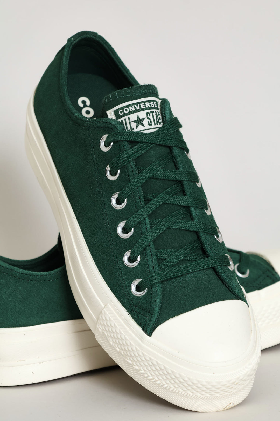 Ctas Lift Ox Crafted Colour Sneaker - Dark Green