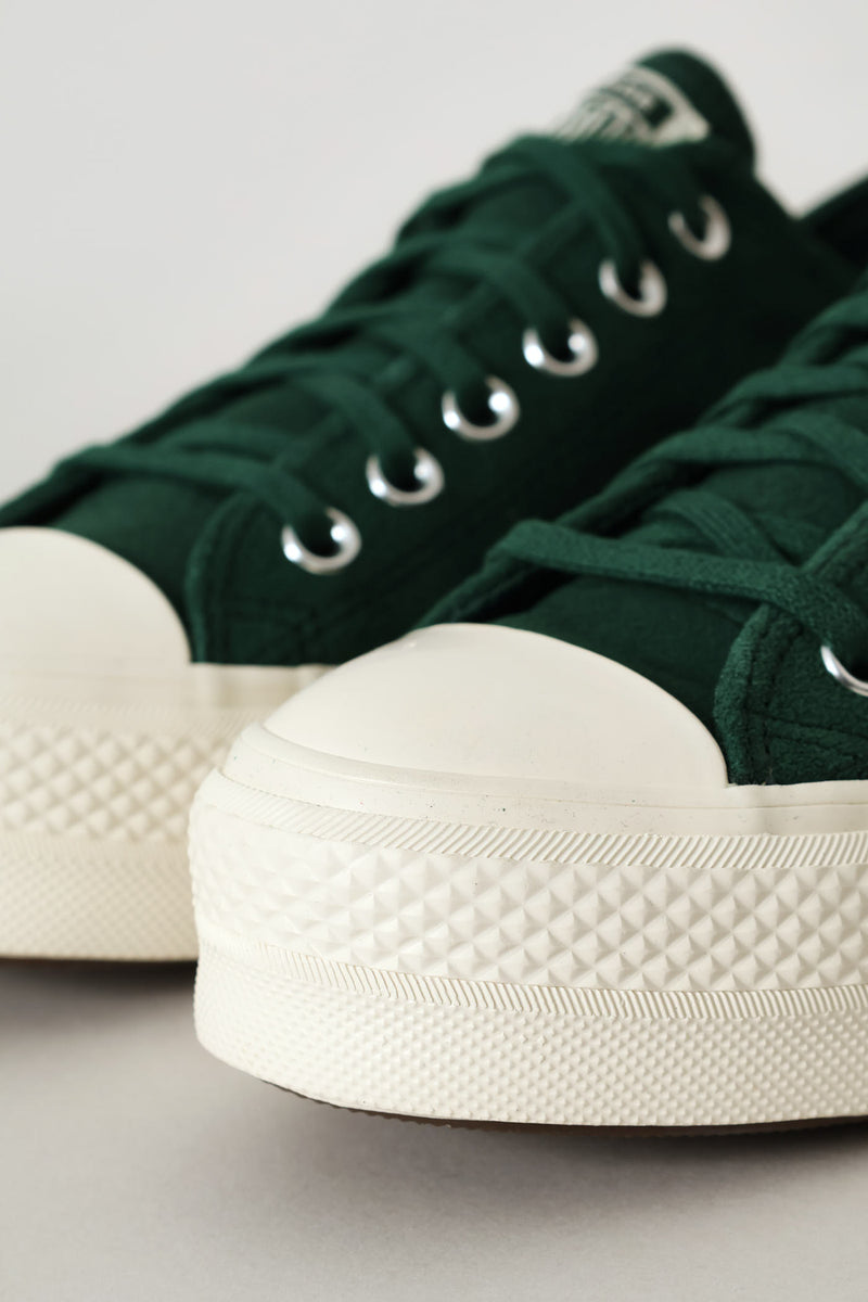 Ctas Lift Ox Crafted Colour Sneaker - Dark Green