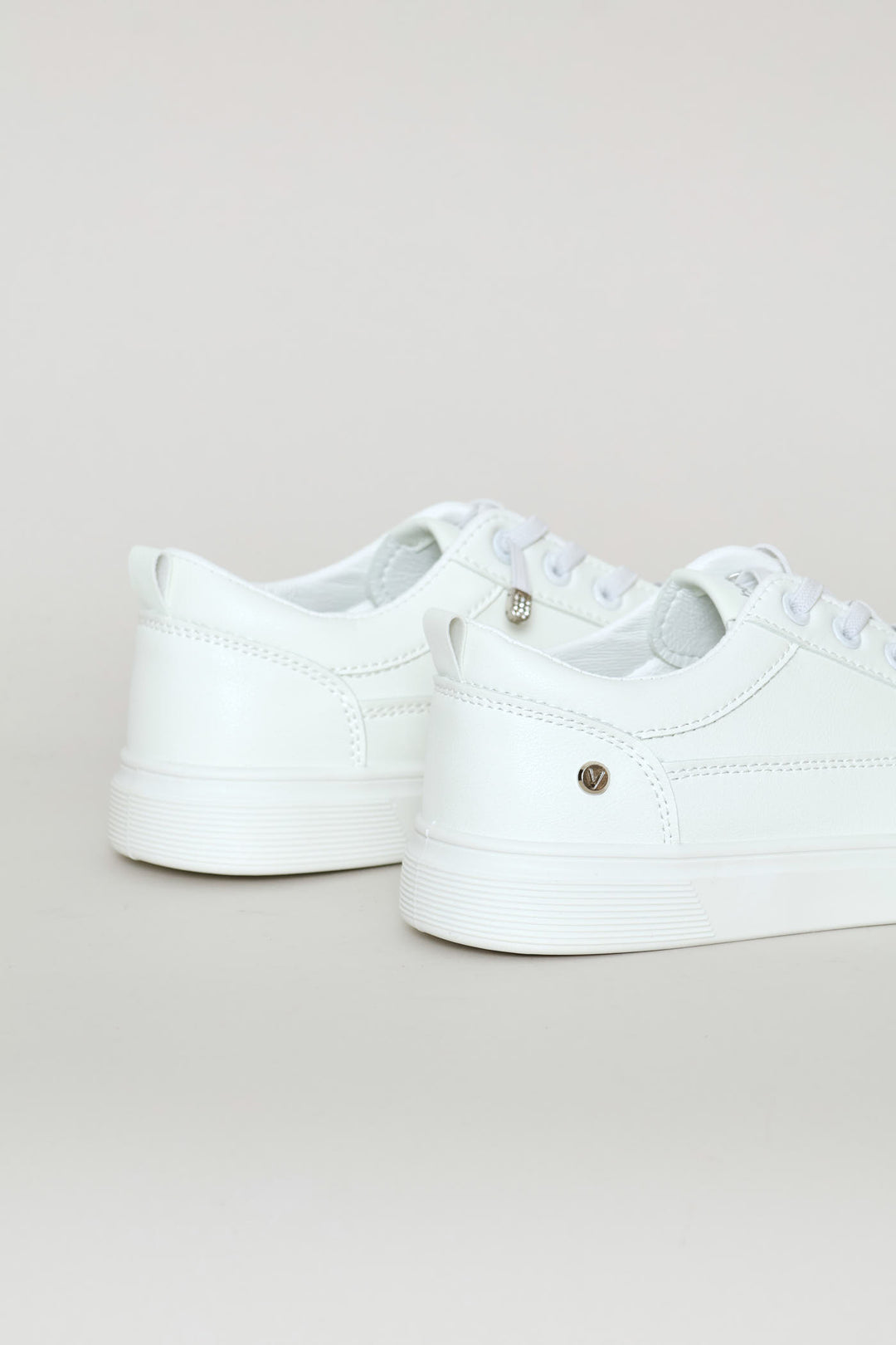 Buckle Detail Sneaker - White