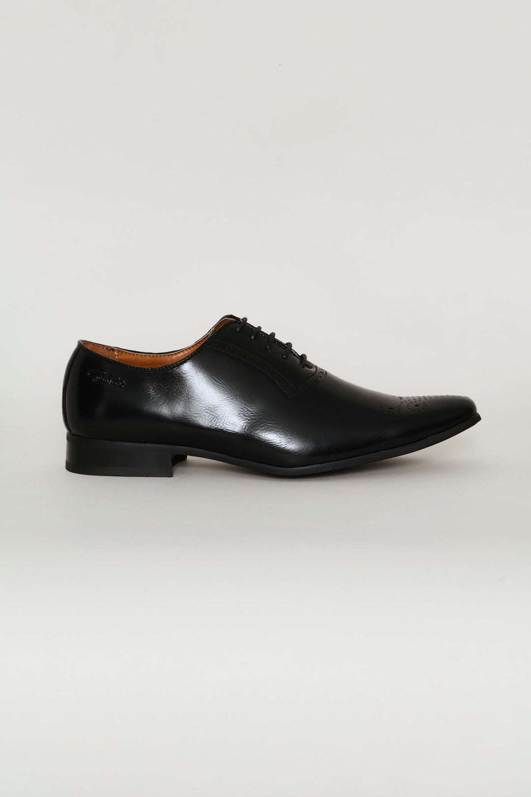 Giovanni Lace Up Oxford Shoe - Black