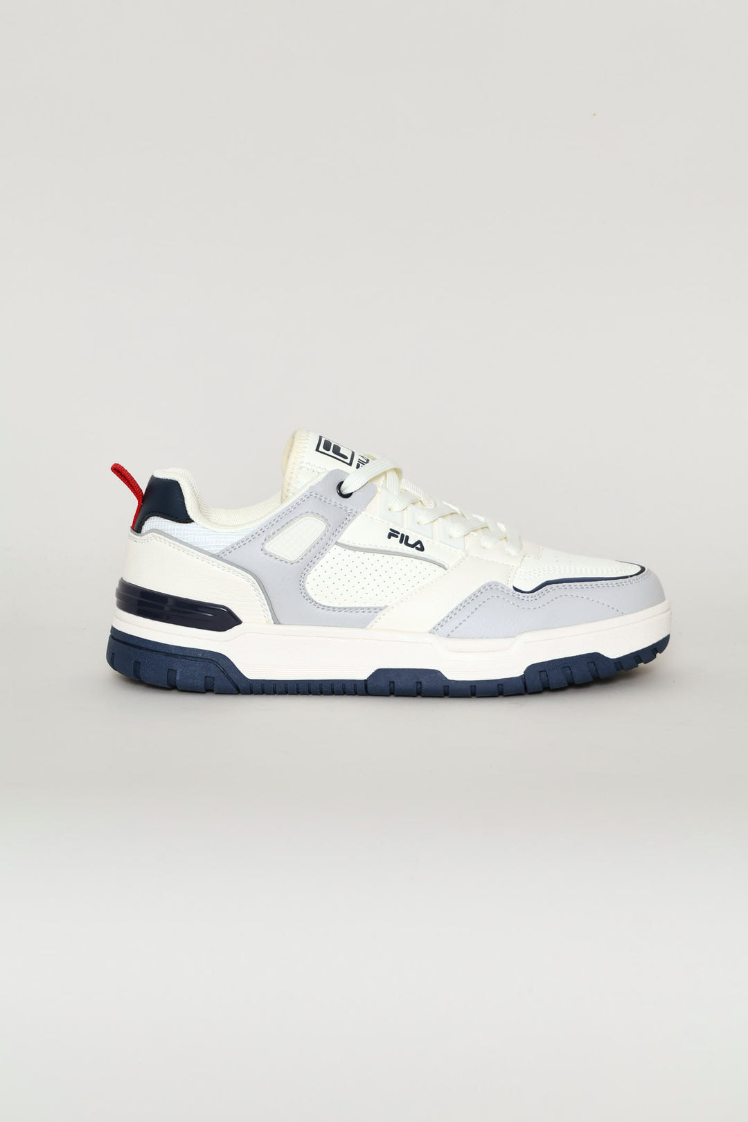 Colton Panelled Sneaker - White/Navy