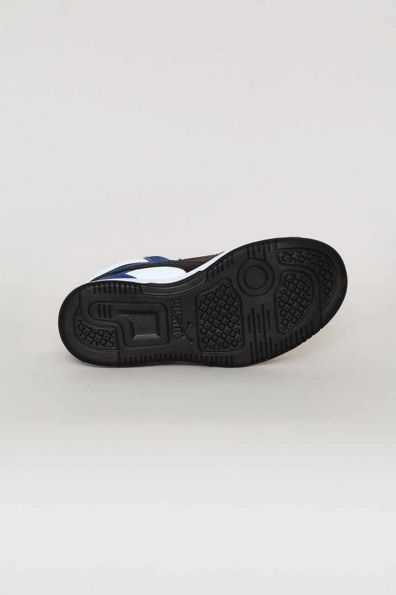Pre-Boys Rebound Slam Mid Ac+ Sneaker - Black/Blue