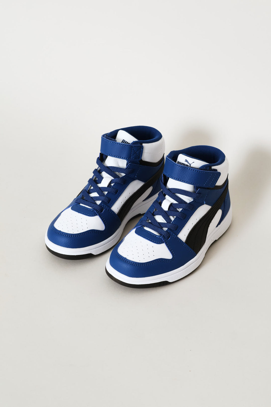 Pre-Boys Rebound Slam Mid Ac+ Sneaker - Black/Blue