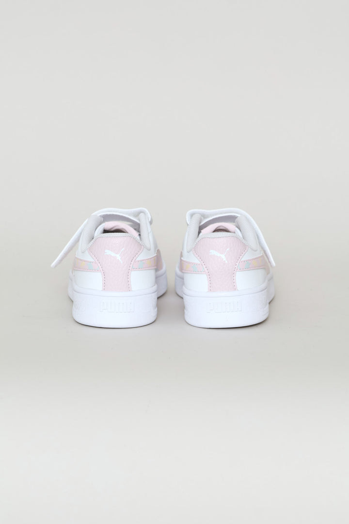 Pre-Boys Court Classic Clean Dino Sneaker - White