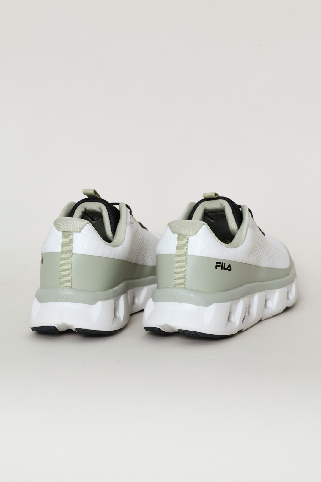 Batista Lace Up Mesh Trainer - White/Green