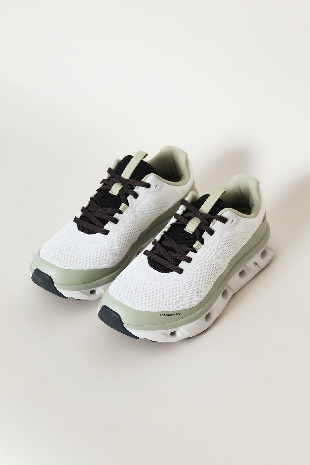 Batista Lace Up Mesh Trainer - White/Green