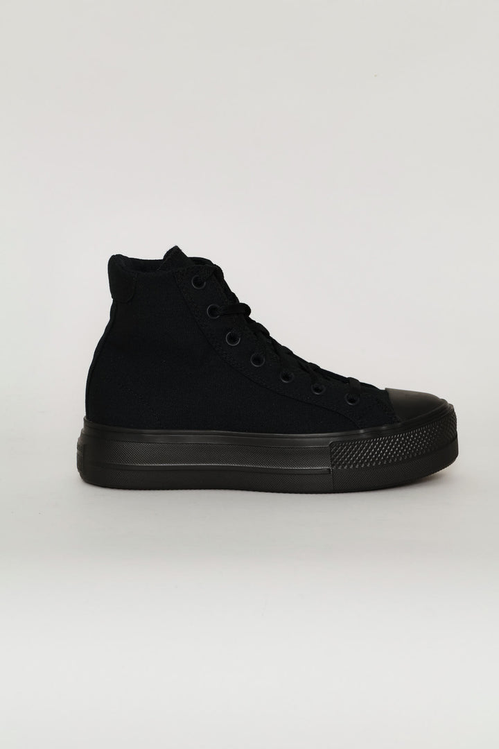 Day One Platform Hi Sneaker - Black