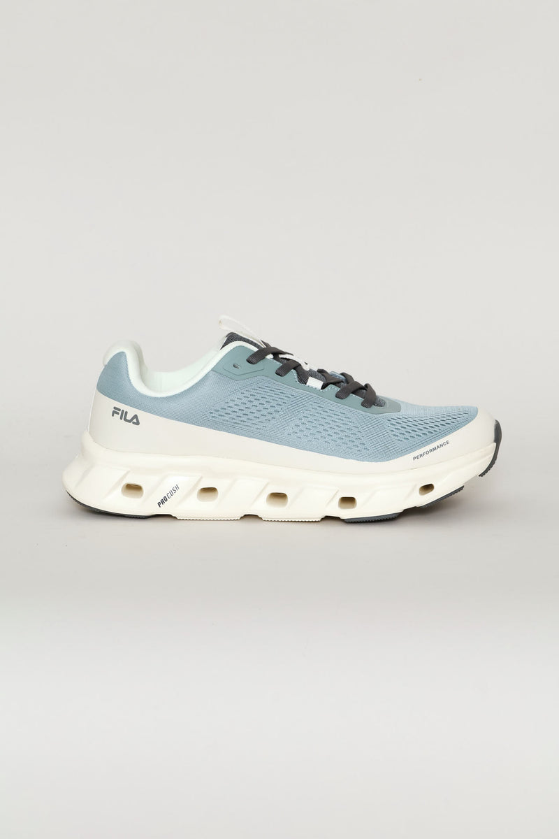 Batista Lace Up Mesh Trainer - White/Blue