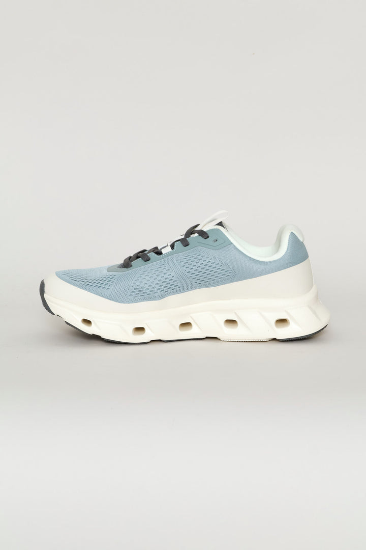 Batista Lace Up Mesh Trainer - White/Blue