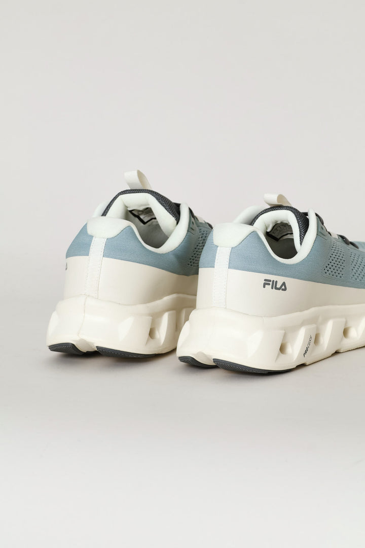 Batista Lace Up Mesh Trainer - White/Blue