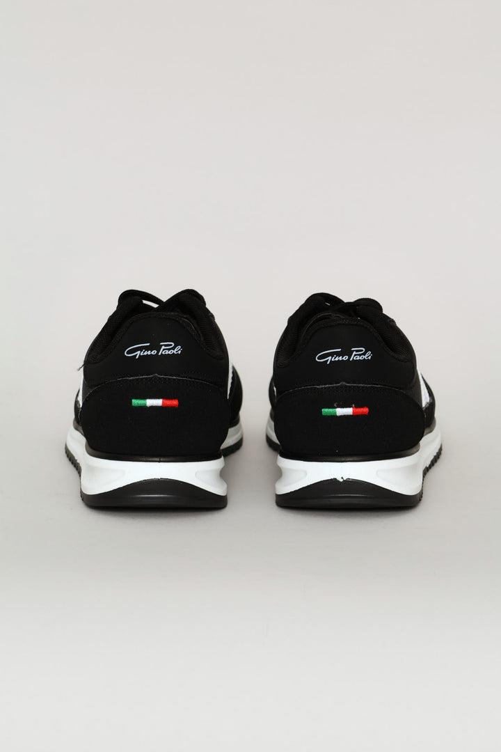 The Game Double Stripe Detail Sneaker - Black