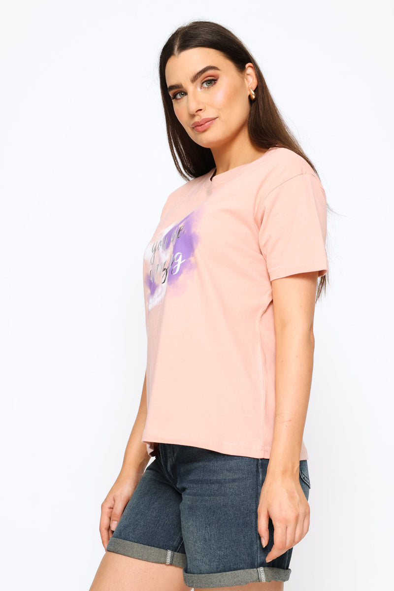 You Are Amazing Tee - Dusty Rose