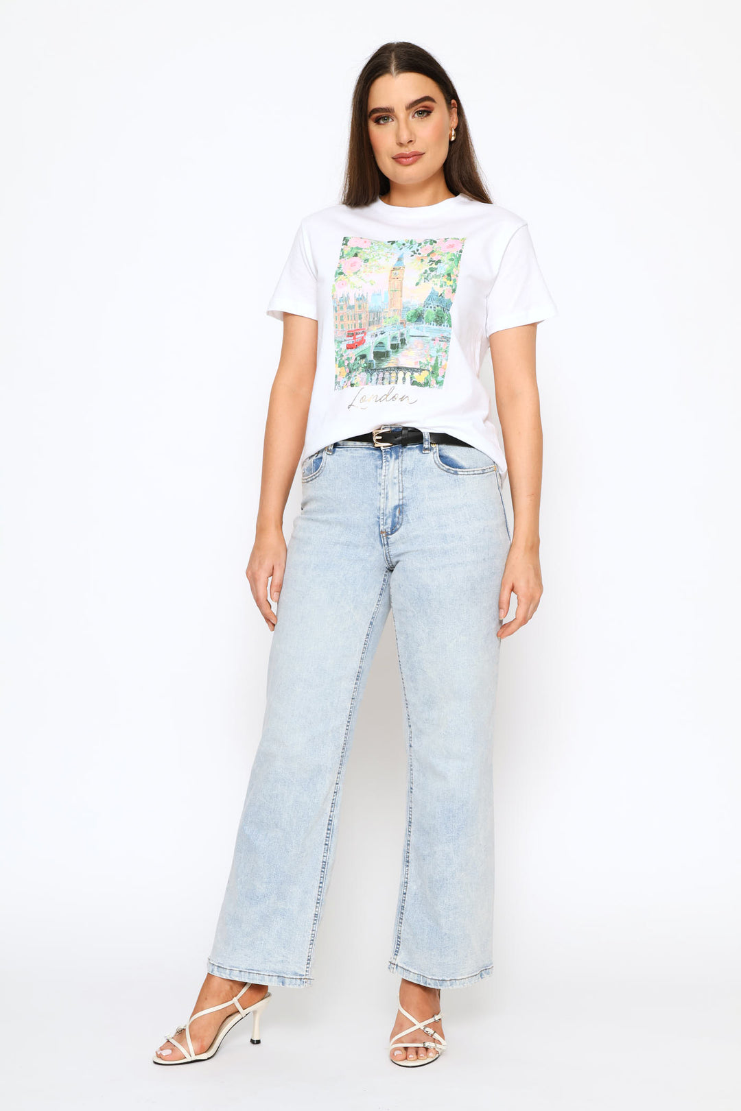 London Big Ben Tee - White