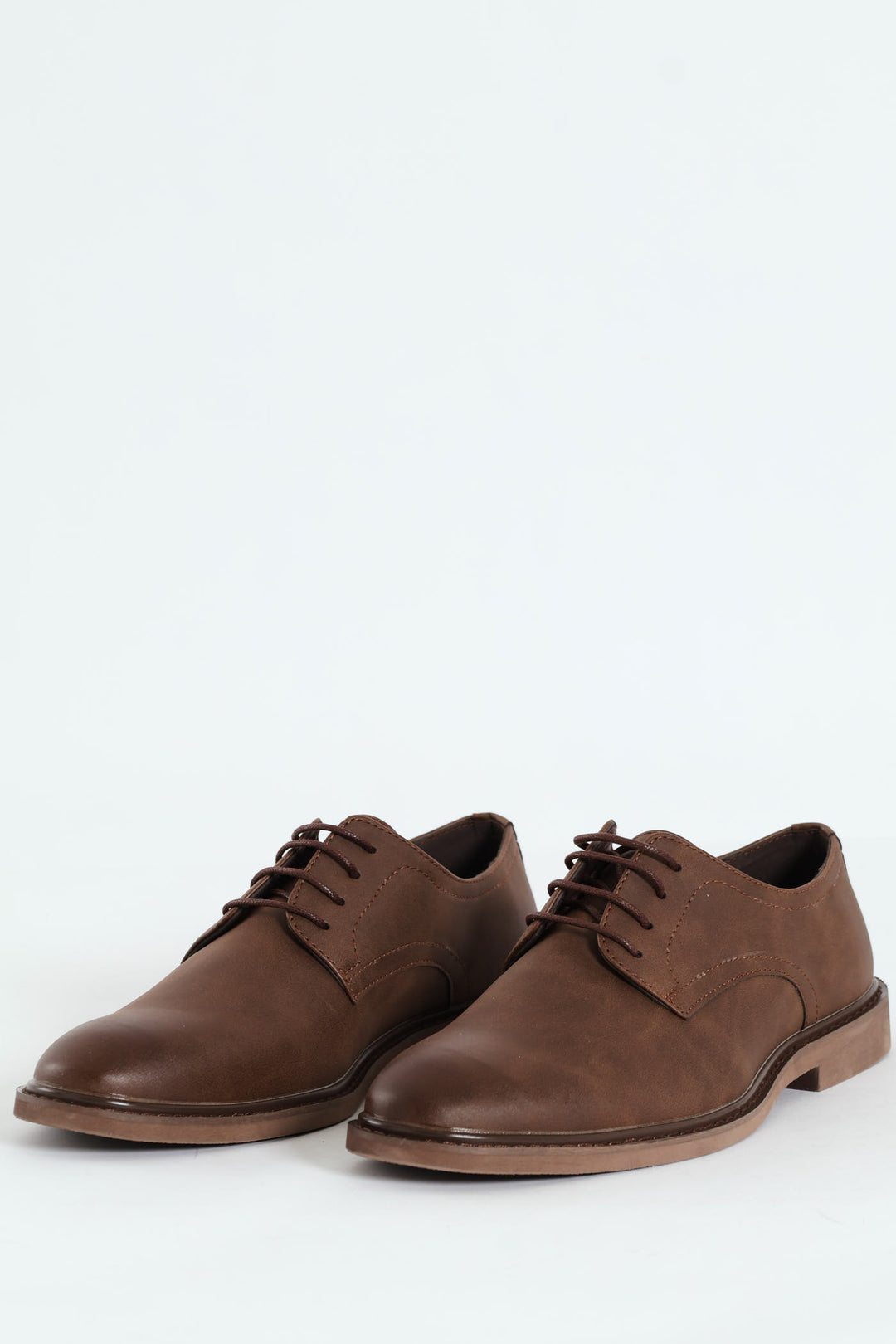 Smart Casual Lace Up Derby Shoe - Chocolate