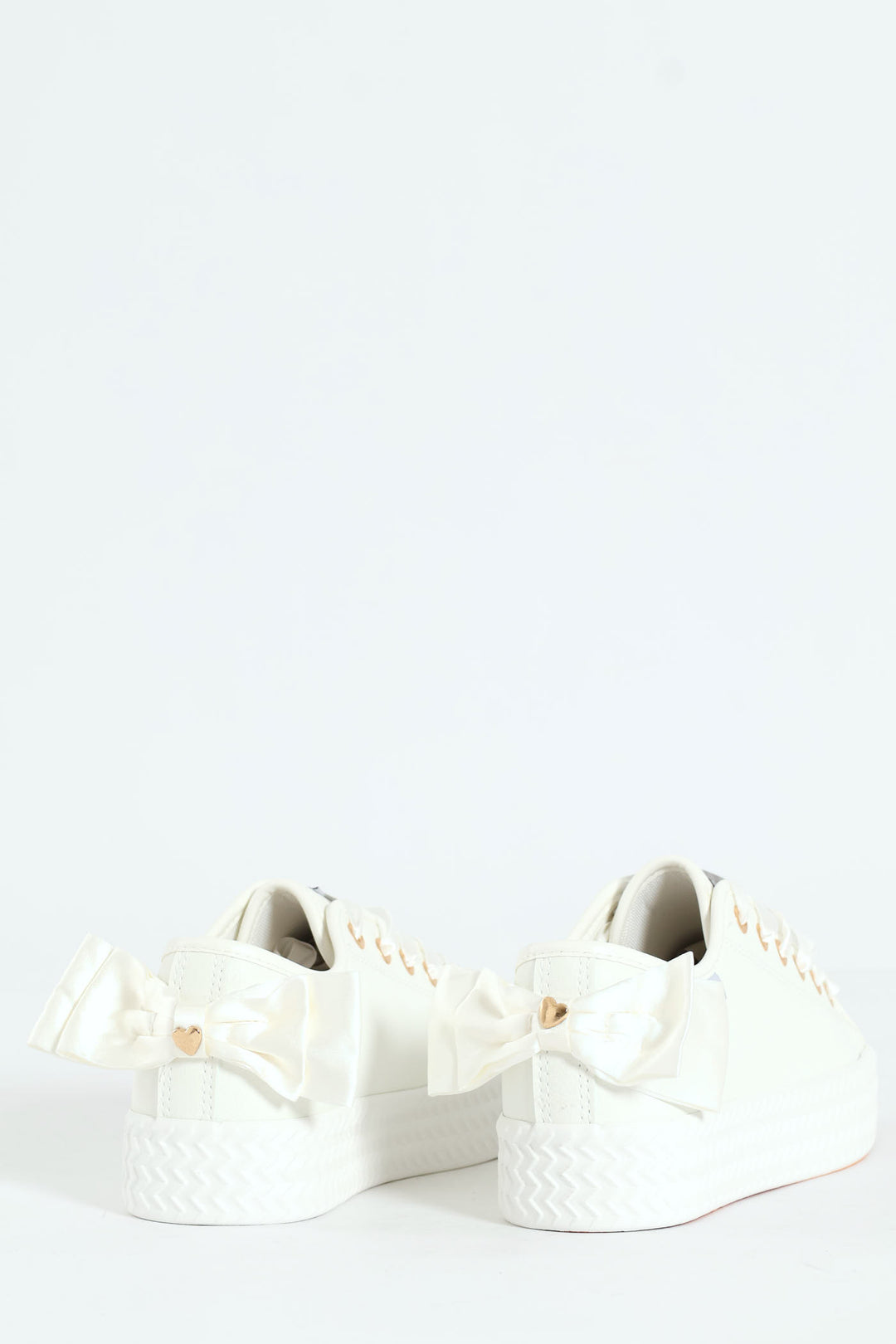 Miah Platform Lace Up Sneaker - White