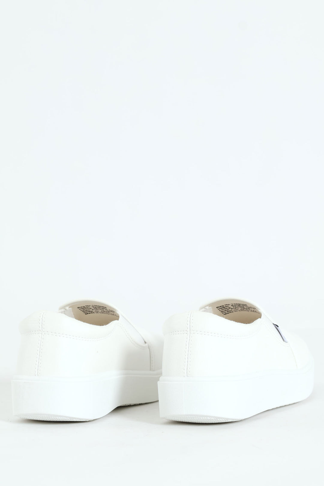 Parker Side Gusset Slip On - White
