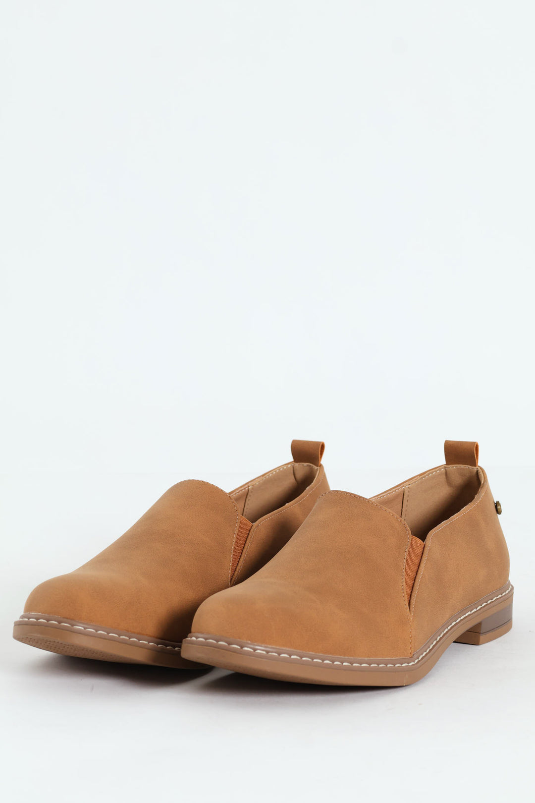 Toulose 2 High Cut Side Gusset Loafer - Camel