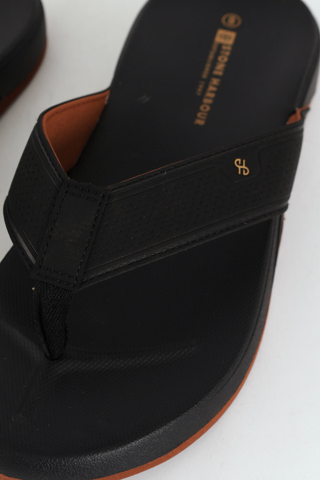 Ultra Soft Wide Vamp Sandal - Black