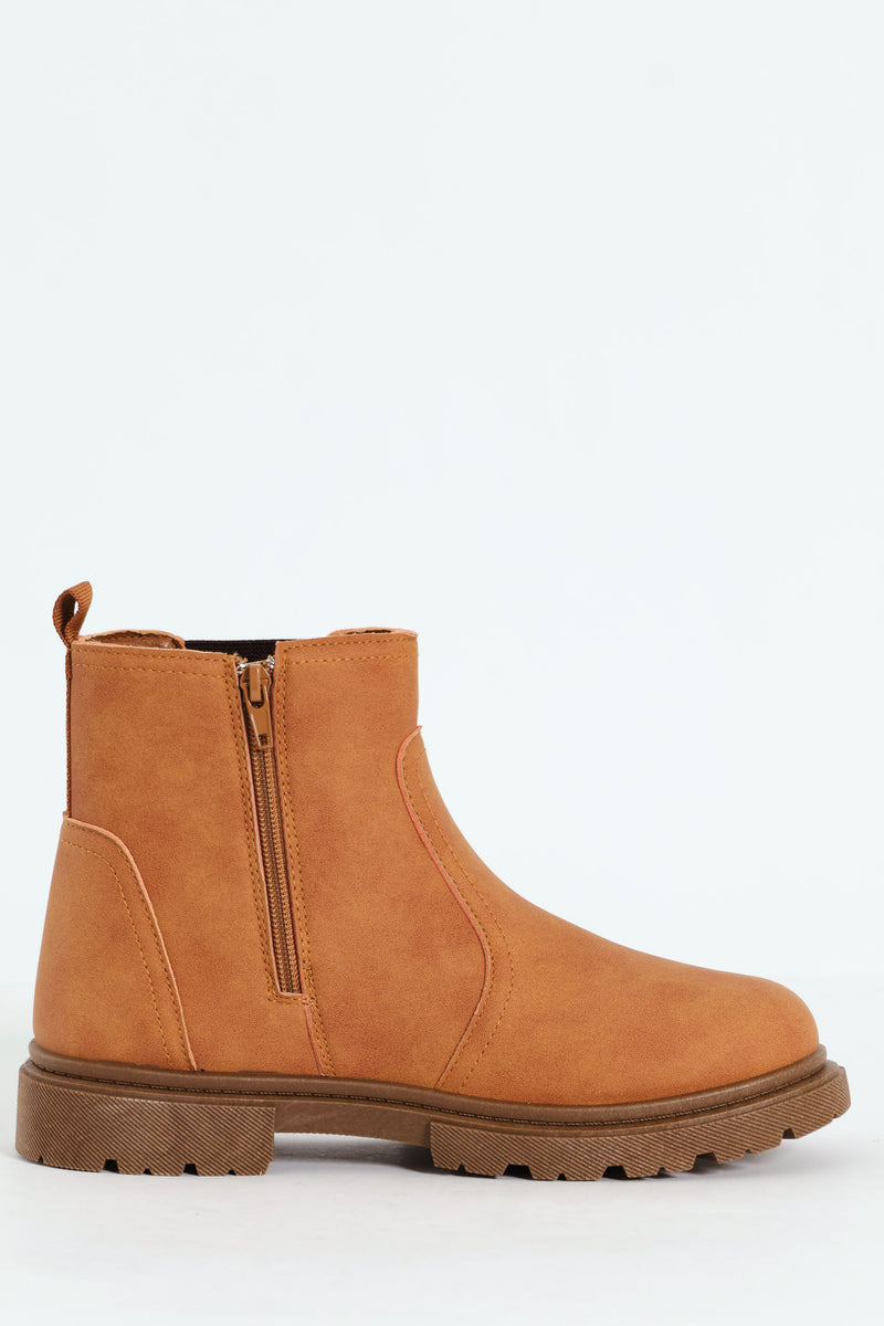 Boys Chelsea Boot - Tan