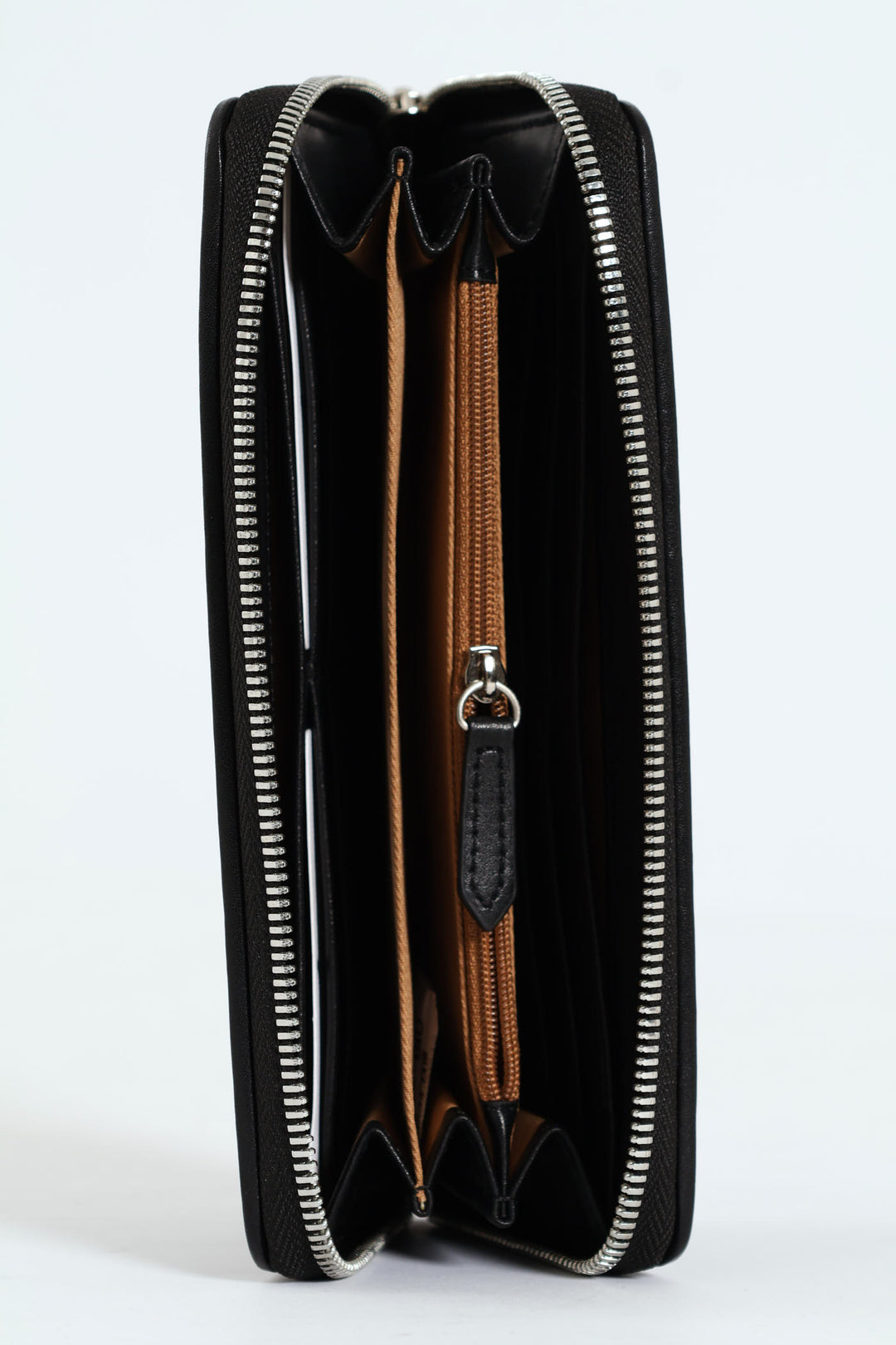Lyon Zip Around Purse - Black