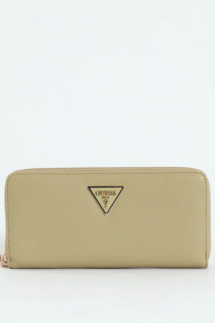 Laurel Large Zip Around Purse - Sage