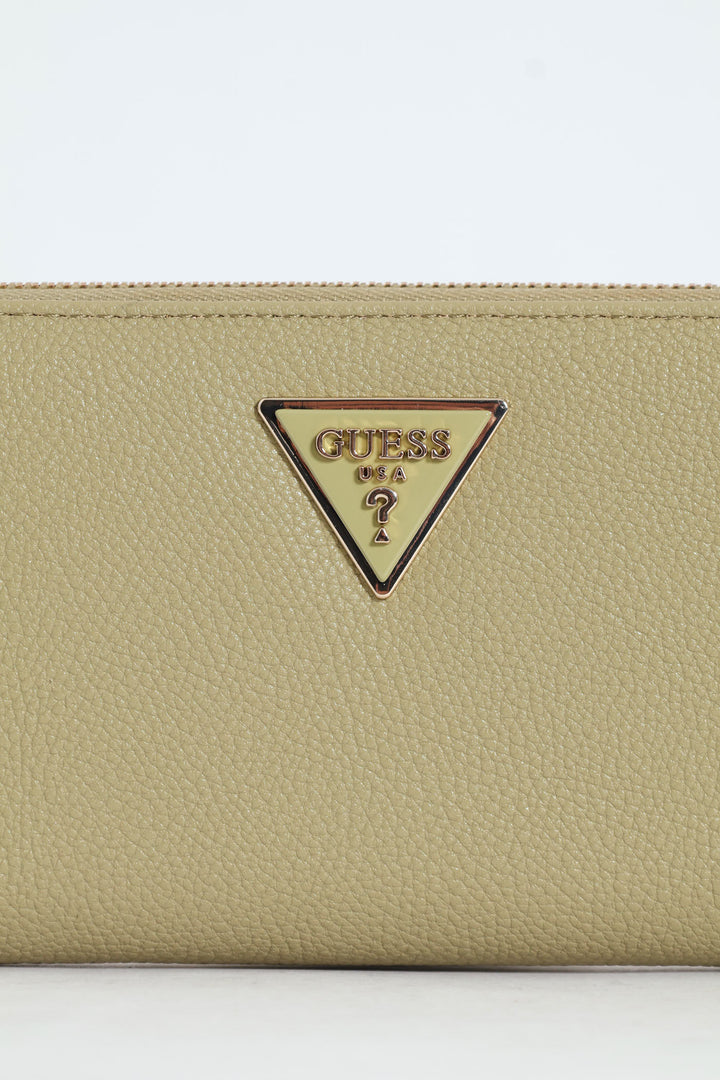 Laurel Large Zip Around Purse - Sage