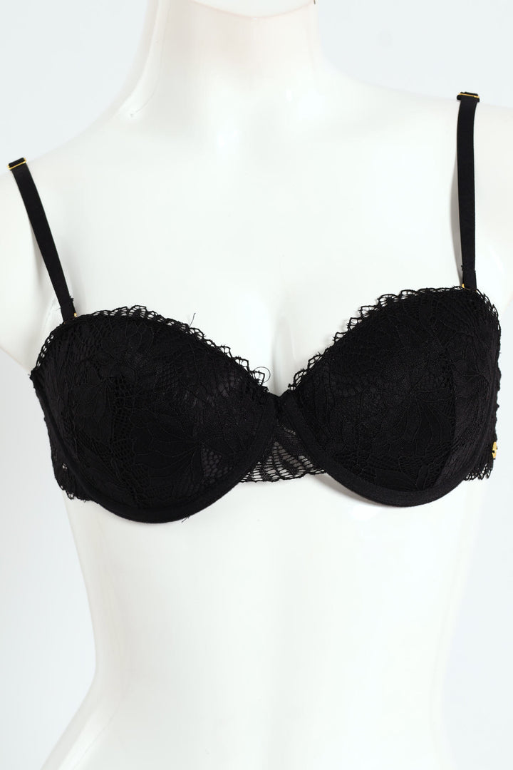 2 Pack Galloon Lace Multiway Bra - Red/Black