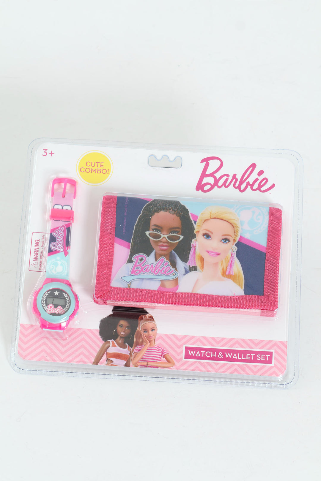 Pre-Girls Barbie Watch & Wallet Set - Pink
