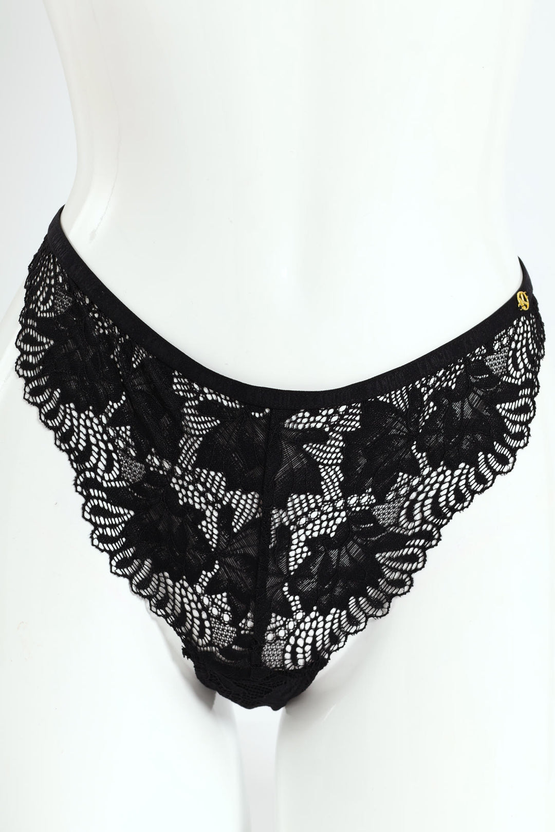 3 Pack Galloon Lace Brazilian Panties - Red/Black/Milk