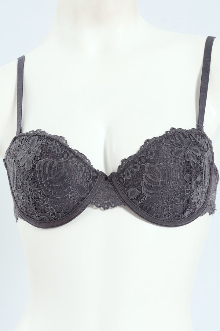 2 Pack Galloon Lace Multiway Bra - Raspberry/Storm