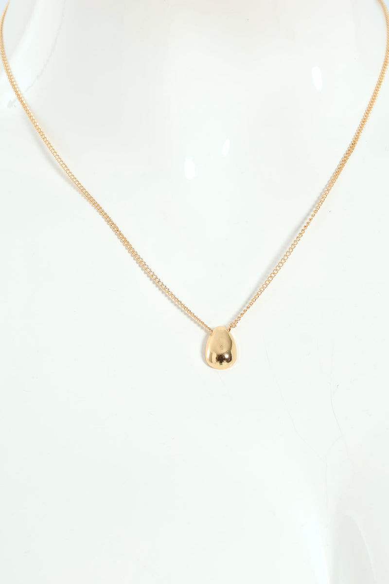 Bubble Pendant Necklace - Gold