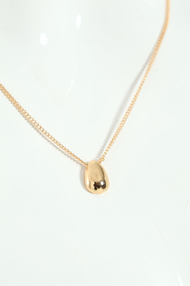 Bubble Pendant Necklace - Gold