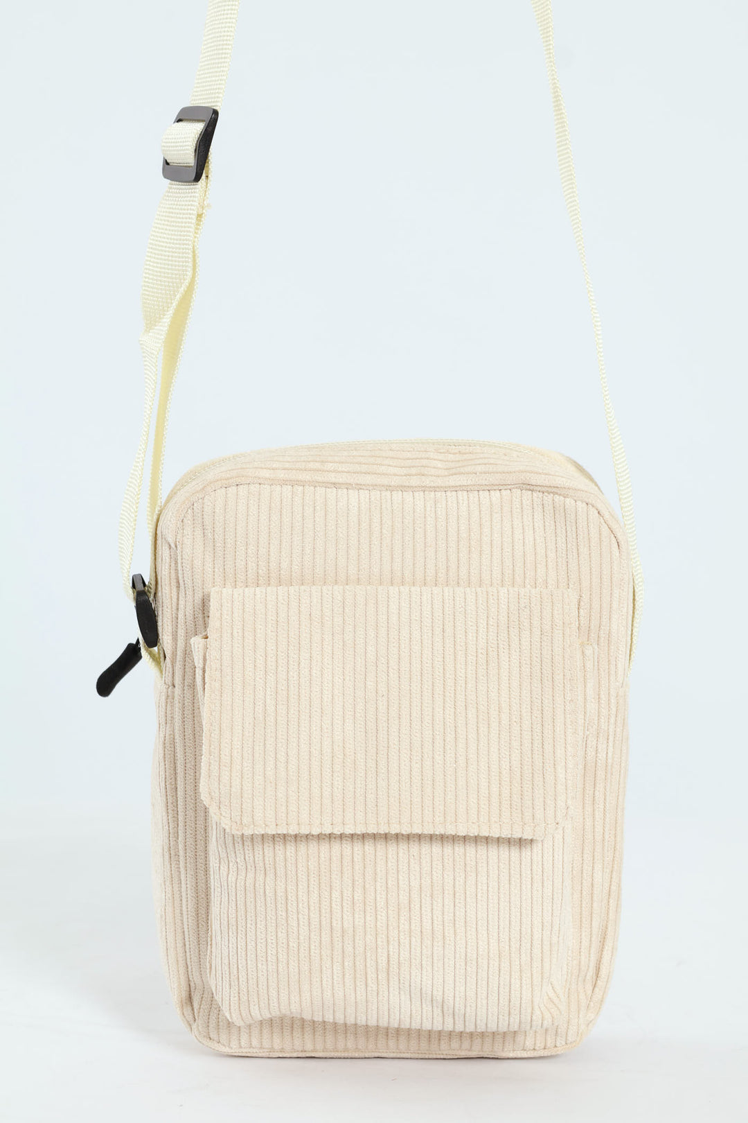 Boys Corduroy Sling Bag - Beige