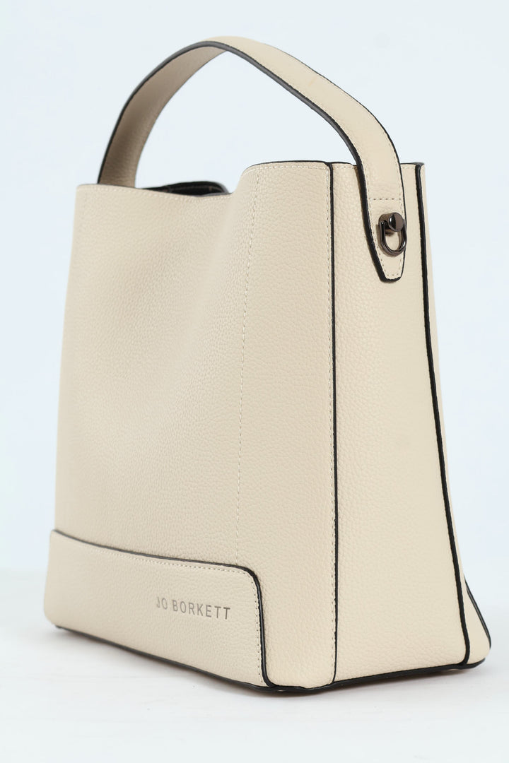 Madison Bucket Bag - Cream