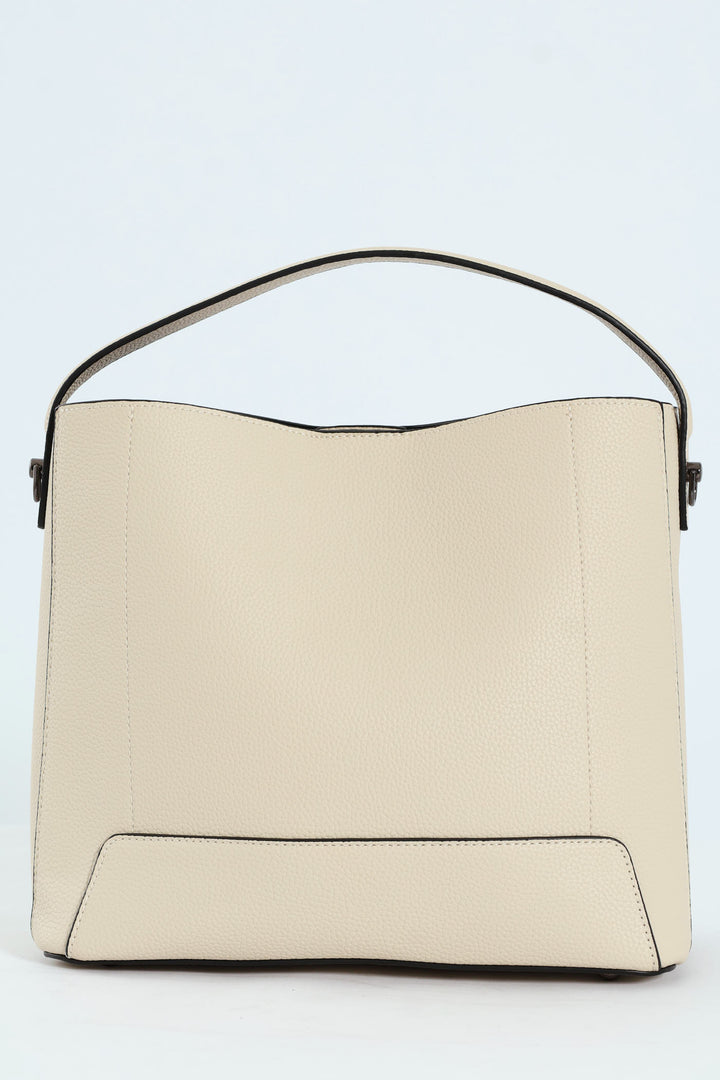Madison Bucket Bag - Cream